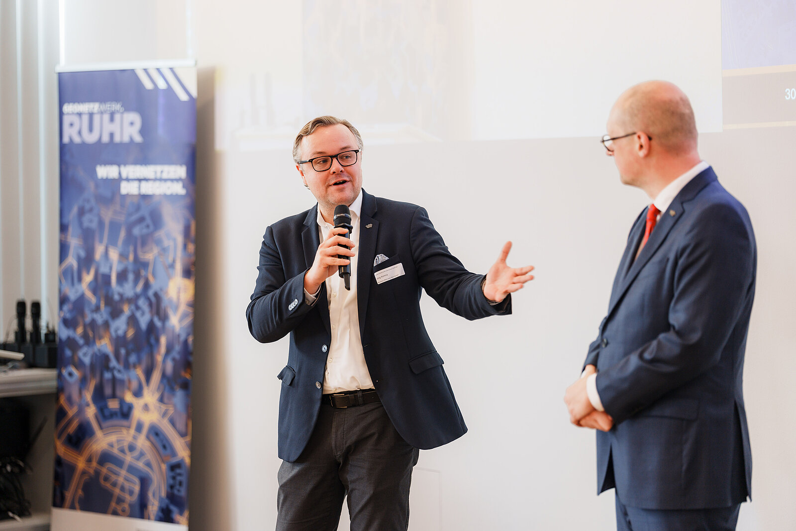 Begrüßung durch Jörg Kemna und Stefan Kuczera
