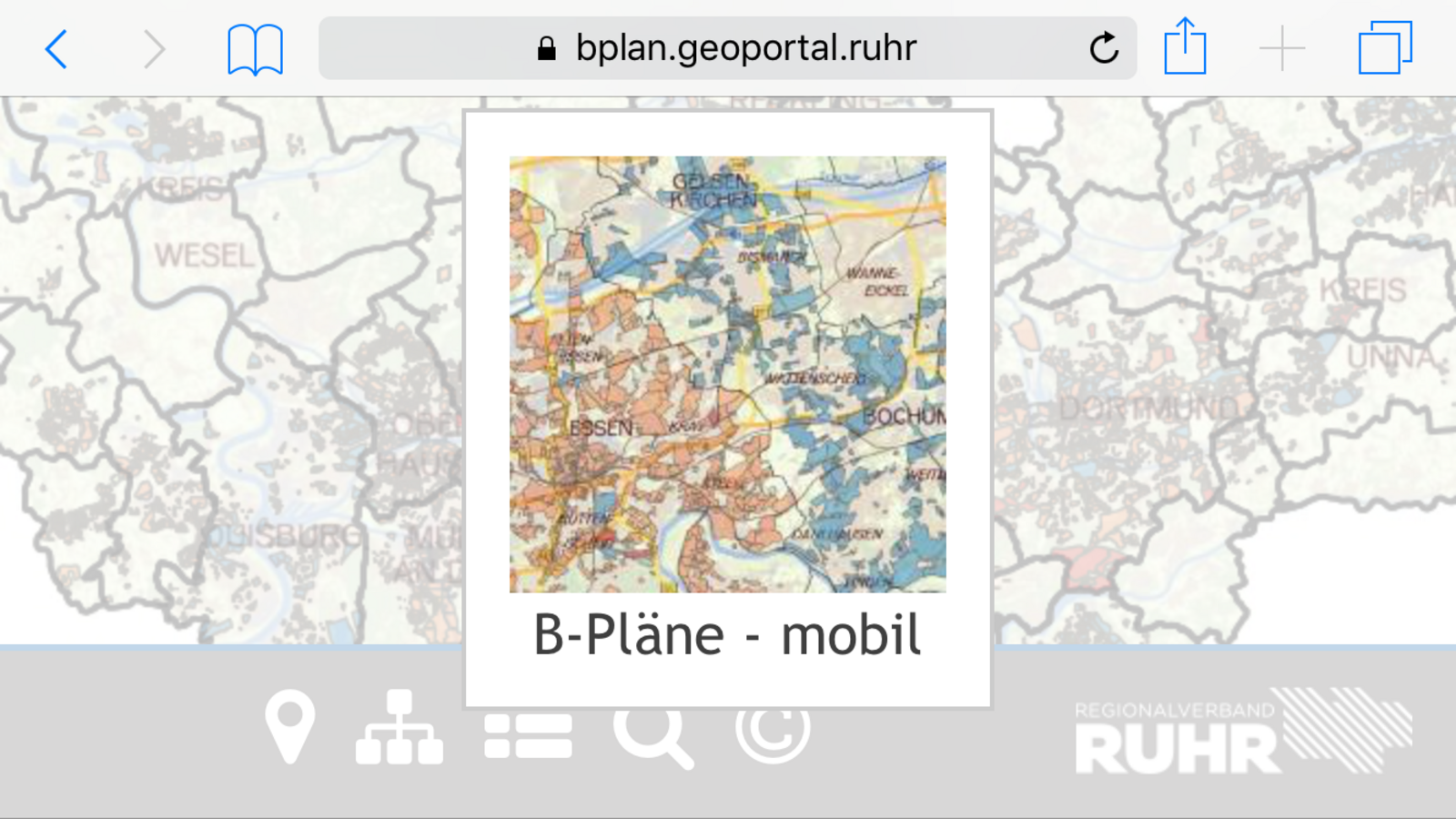 Schmuckgrafik aus der Bebauungsplanübersicht Metropole Ruhr