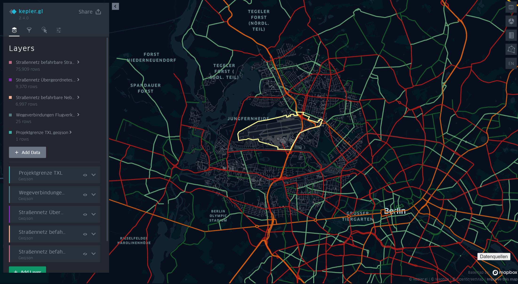 Straßennetz Berlin