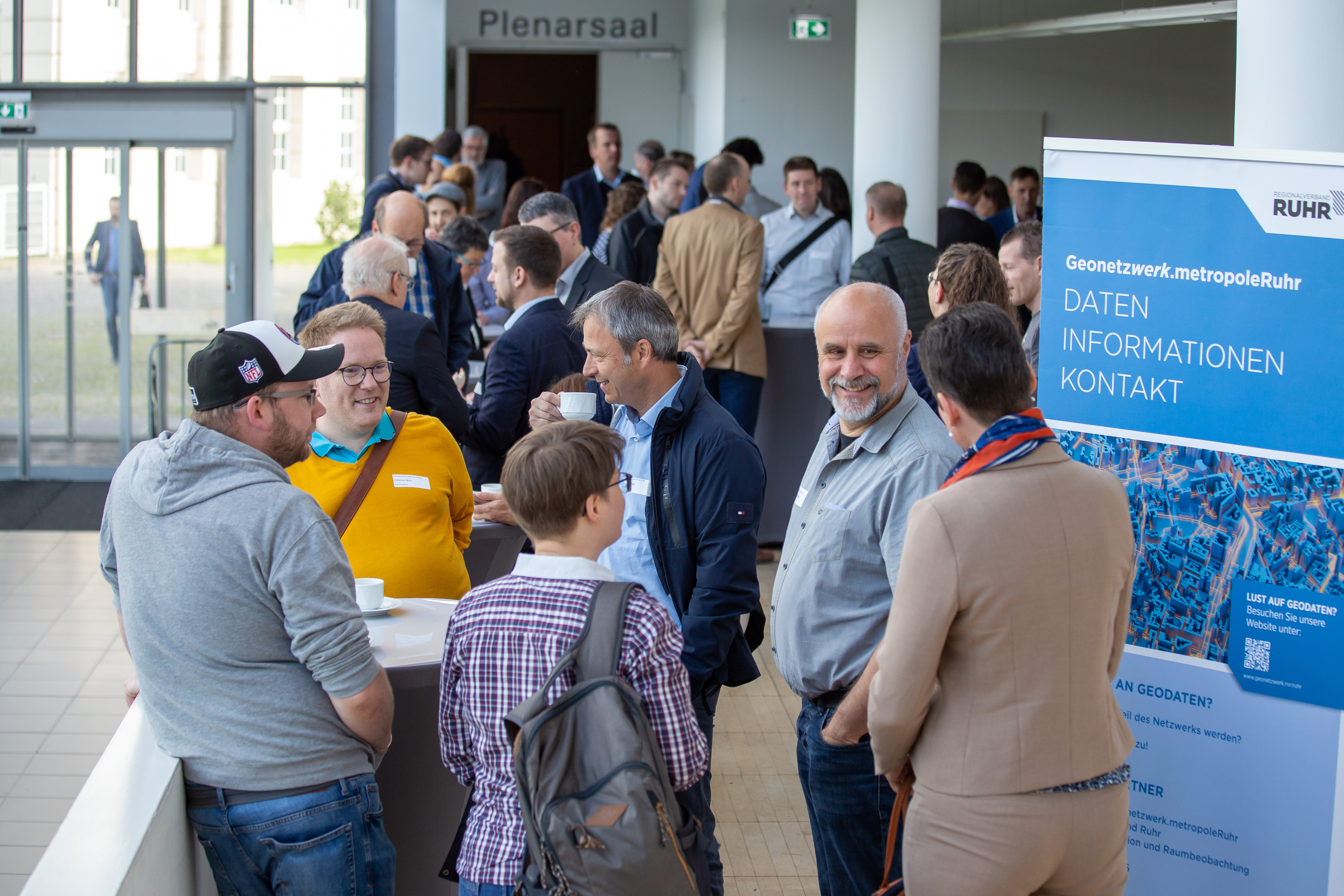 Netzwerken bei der Veranstaltung Geonetzwerk.mR meets Digital Twin