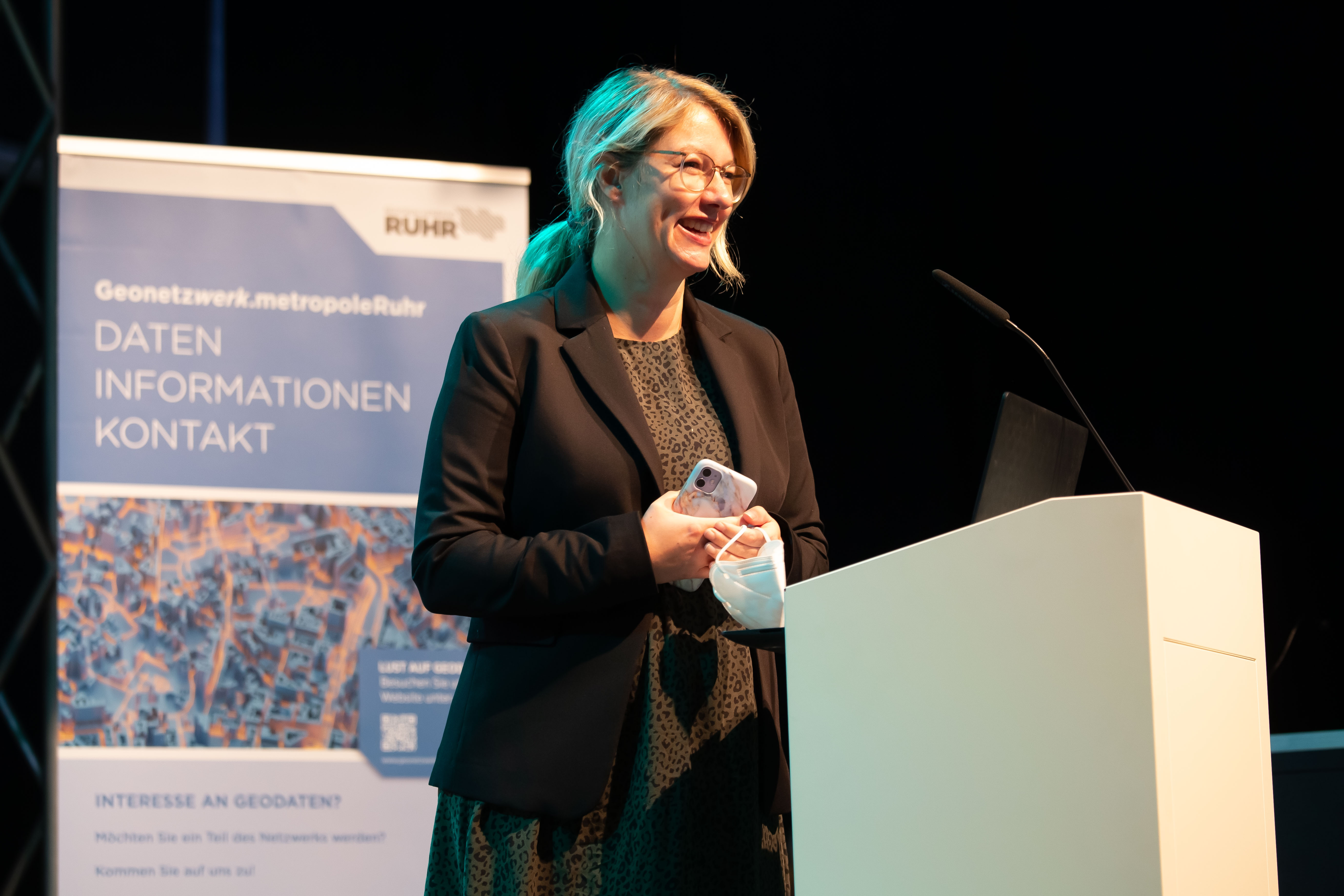 Carina Feske bei der Mitgliederversammlung 2021