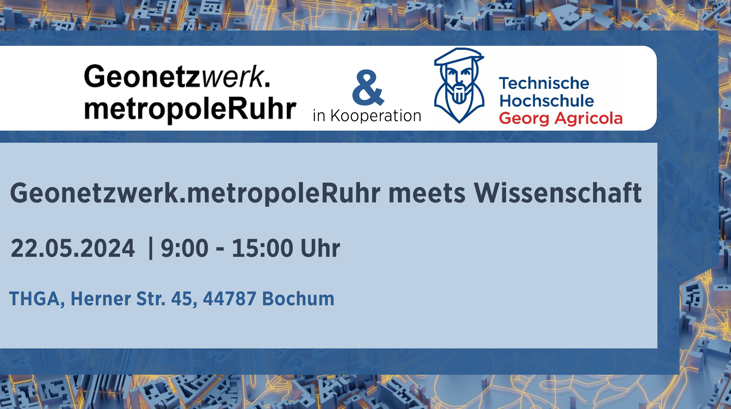 Terminhinweis Geonetzwerk meets Wissenschaft